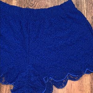 FREE PEOPLE Lace Shorts
